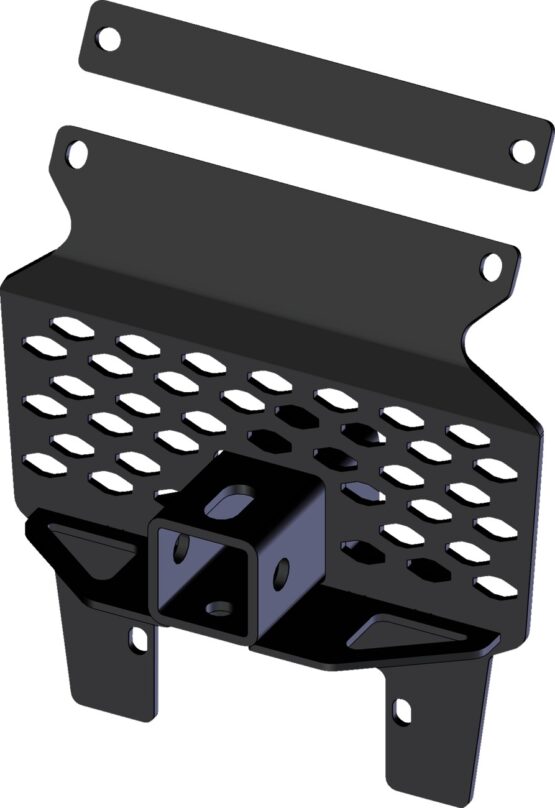 KFI 2" Front Upper Receiver Hitch Black For 22-23 Honda Pioneer 1000