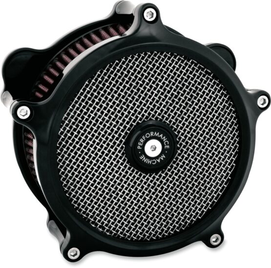 Performance Machine Super Gas Air Cleaner Black Ano For 08-16 HD Touring - Image 3
