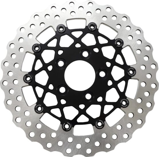 Performance Machine Speedstar Rear Brake Rotor 11.5in Black Harley For Harley-Davidson