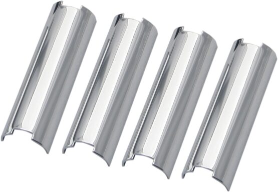 S&S Pushrod Cover Keeper Set Chrome 2.400in For Harley Big Twin