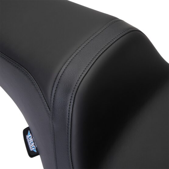 Drag Specialties Predator 1-Up Seat Smooth Black For Harley FLTRX/FLTRK - Image 4