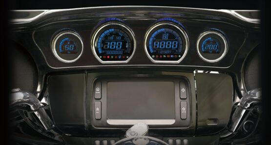 Koso HD-03 LCD Gauge Kit 8-Color For Harley FLH/FLT 2014-2023 - Image 4