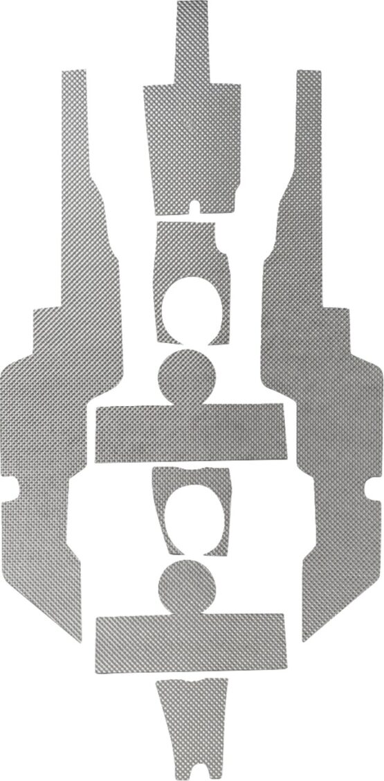 DEI Center Console Heat Shield Kit For Polaris RZR XP 4 1000/Turbo