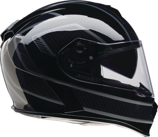 Z1R Warrant Amplify Helmet Gloss Black/Gray - Small - Image 3