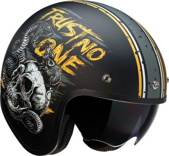 Saturn Trust Black/Yellow Helmet SM - Image 3