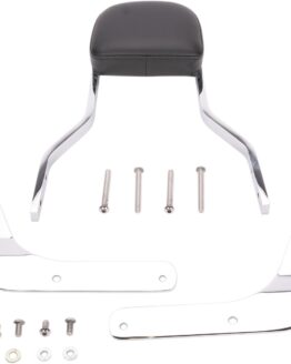 Short Square 14" Sissy Bar Chrome