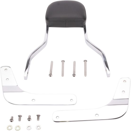 Short Square 14" Sissy Bar Chrome