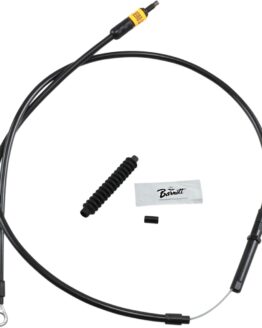 Barnett High-Efficiency Stealth Clutch Cable +6in Black For Sportster 86-11