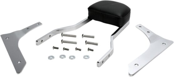 Short Square 14" Sissy Bar Chrome