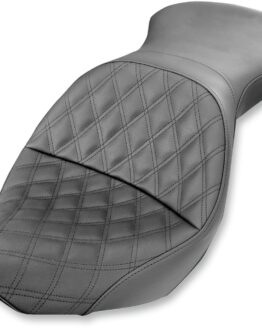 Explorer Touring Lattice Stitched 2-Up Seat - Black