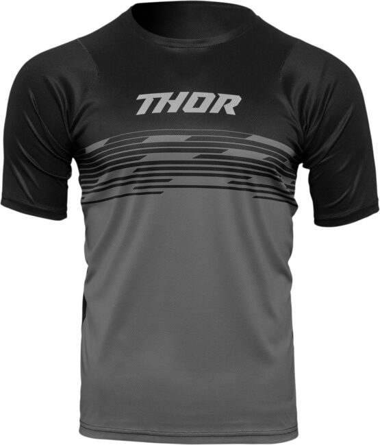 Thor Assist Shiver Short-Sleeve Jersey 2XL Gray Black Men's