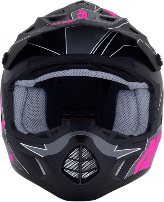 FX-17 Full Face Offroad Helmet Matte Pink X-Small - Image 9