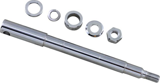 Drag Specialties Front Axle Kit Chrome For Harley-Davidson Models