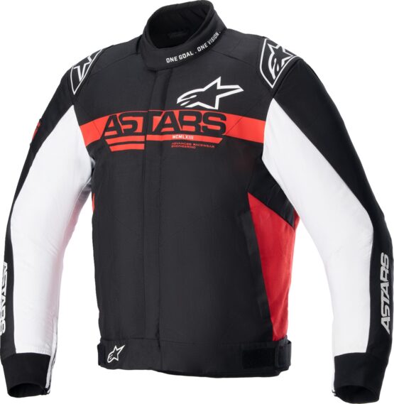 Alpinestars Monza Sport Jacket Black White Bright Red Men's Large