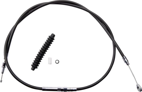 Drag Specialties High-Efficiency Black Vinyl Clutch Cable For Harley-Davidson