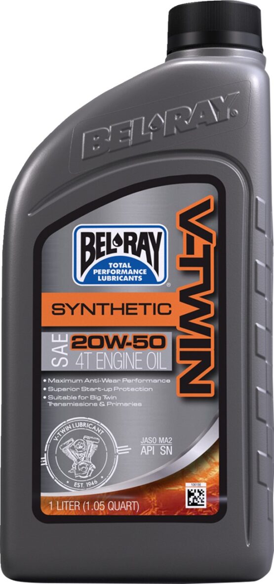 BEL-RAY V-Twin Synthetic 20W-50 Engine Oil 1L
