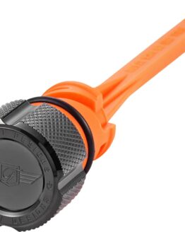 Figurati Designs Magnetic Oil Dipstick Knurled Black M8 Softail For Harley-Davidson