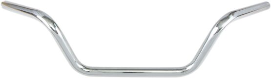 Drag Specialties 1in Low Buckhorn Handlebar Chrome