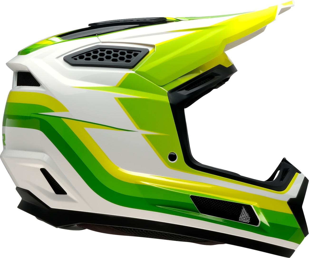 Z1R Dirt Maxx Vortex Helmet White/Green XS - Image 4