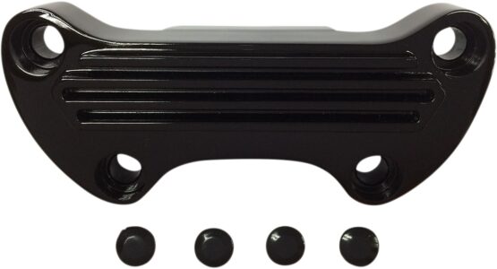 Drag Specialties Handlebar Clamp Black for 1in Bars 74-17 Harley