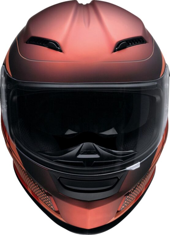 Z1R Jackal Dark Matter Full Face Helmet Matte Black Red Small - Image 4