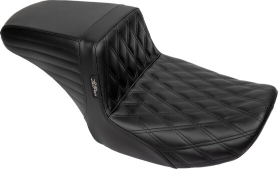 Le Pera Kickflip Double Diamond Seat Black For Harley FLH/FLT 2023-2024