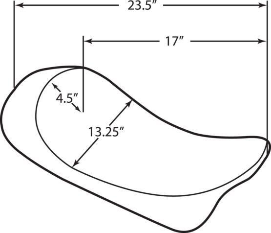 Low-Profile EZ-On Plain Solo Seat Backward - Image 4