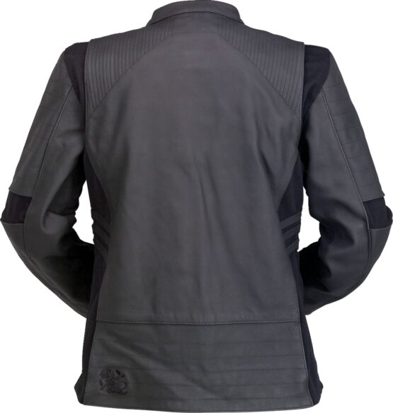 Z1R Bellona Women's Leather Jacket Black 2W - Image 2