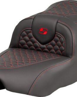 Saddlemen Roadsofa Seat Dragon Scale Red Stitch for FLTR/FLHX 2023-2024