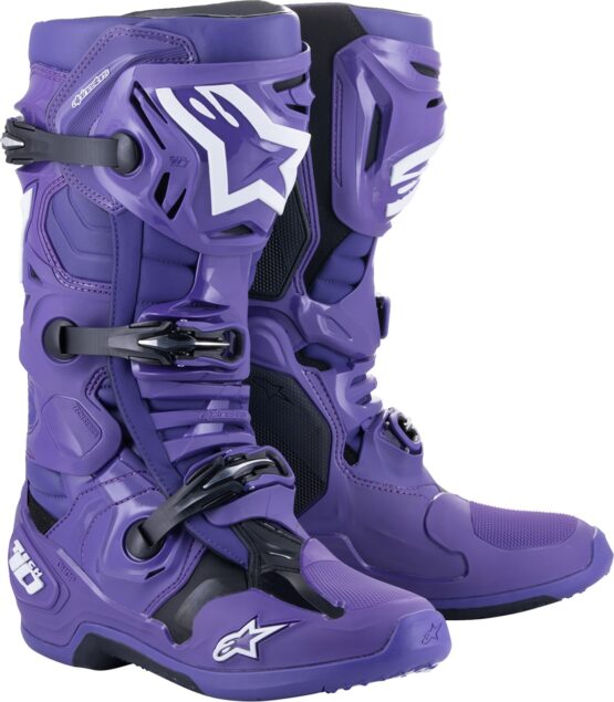 Alpinestars Tech 10 Boots Ultraviolet Black Size 10