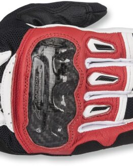 SMX-2 V2 Air Carbon Motorcycle Gloves Black/Red/White X-Large