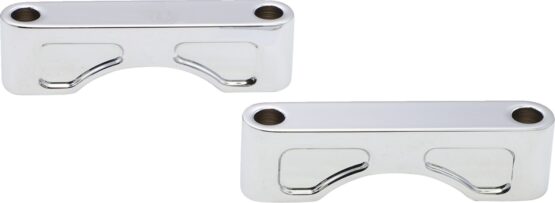 Klock Werks Hugger Front Fender Mounting Blocks Chrome For 21in Wheels