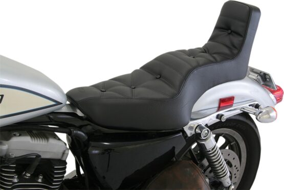 Throwback Diamond Stitch Vinyl 2-Up Seat - Black - Image 2