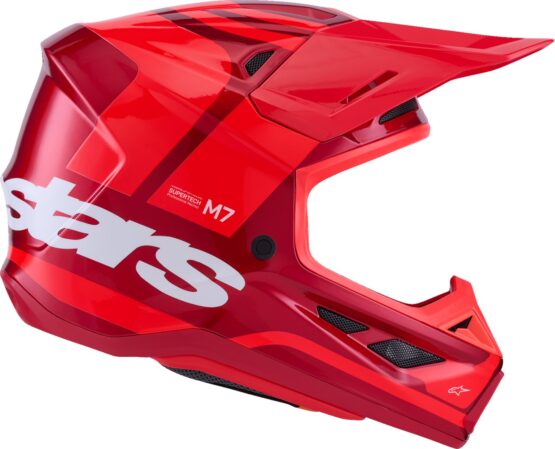 Alpinestars SM7 Core Helmet Gloss Red Small - Image 4