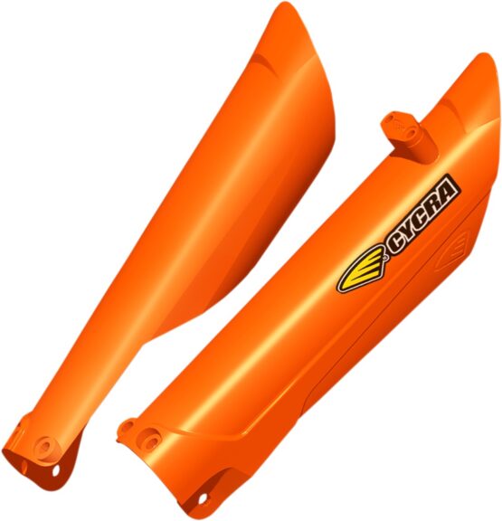 Cycra Orange Fork Guards Plastic Covers Fits 2015 KTM