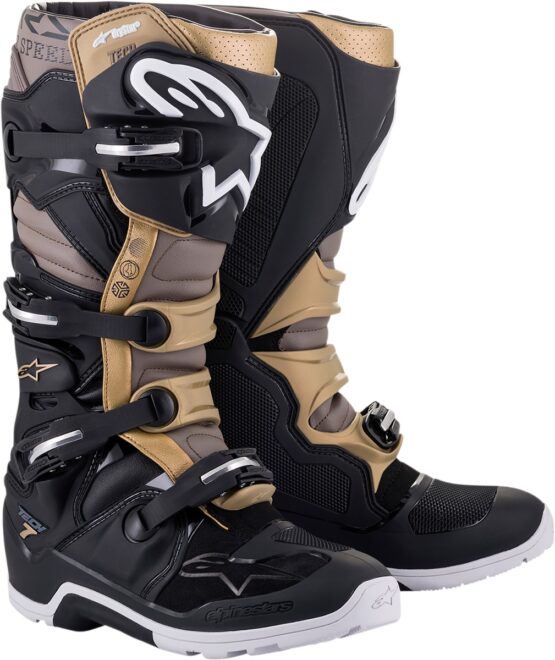 Alpinestars Tech 7 Enduro Drystar Boots Black/Gray/Gold US 13