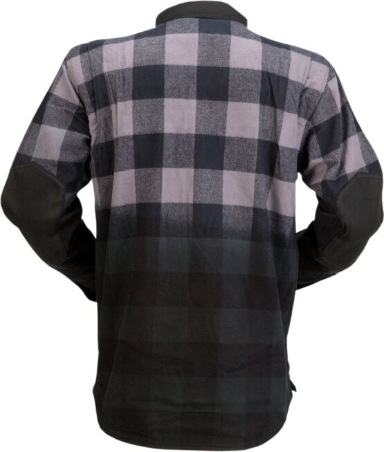 Z1R Duke Ombre Flannel Gray/Black XL Men's Shirt - Image 2