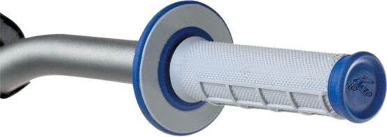 MX Dual Compound Grips 1/2 Waffle - Grey/ Blue - Image 2