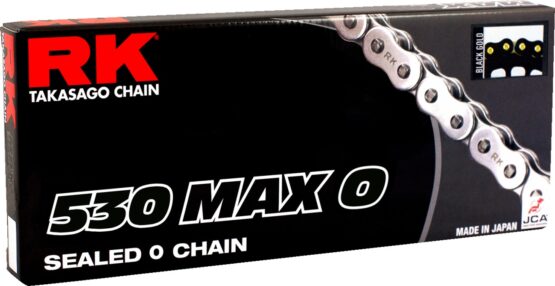 RK 530 MAX O Motorcycle Drive Chain 120 Links Black/Gold