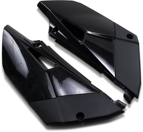 UFO Side Number Plates Black Fits Yamaha YZ85 2015