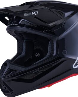 Alpinestars SM7 Solid MX Helmet Gloss Black 2XL