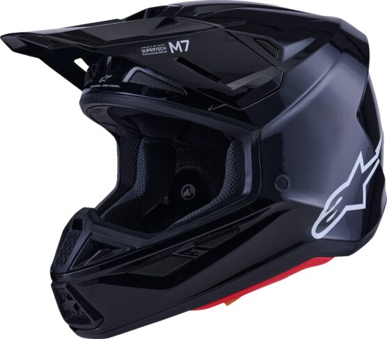 Alpinestars SM7 Solid MX Helmet Gloss Black XL