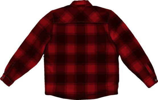 ICON Fallblock CX Flannel Jacket Men's L Black/Red - Image 2