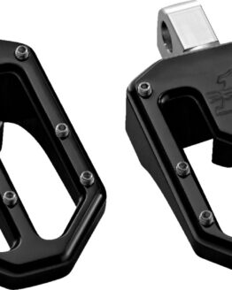 Pro-One Moto V1 Foot Pegs Black Male Mount Pair