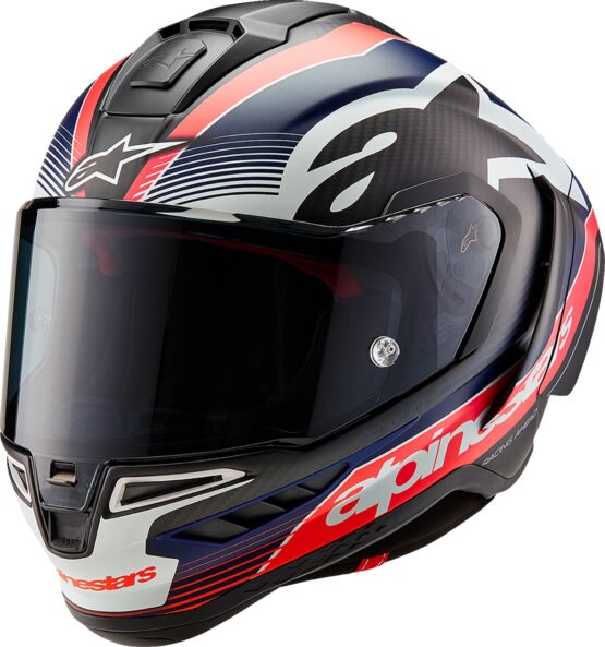 Alpinestars Supertech R10 Team Helmet Matte Black Red Blue Medium