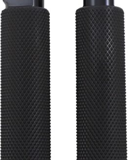 Arlen Ness Knurled Footpegs Black Fits M8 Softails 2018+
