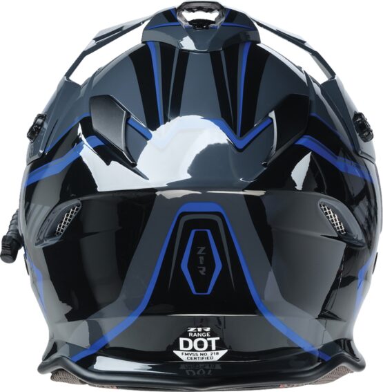 Z1R Range Rotor Snow Electric Helmet - Large, Blue/Black - Image 4