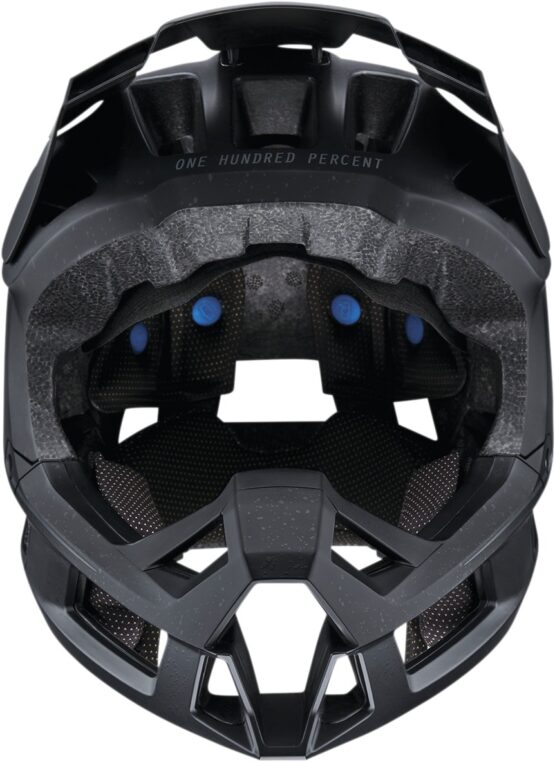 100% Trajecta Bike Helmet - Black, Large - Image 4