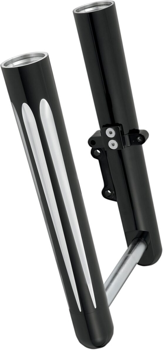 Arlen Ness Hot Leg Fork Legs Black Deep Cut Dual Disc - Image 2