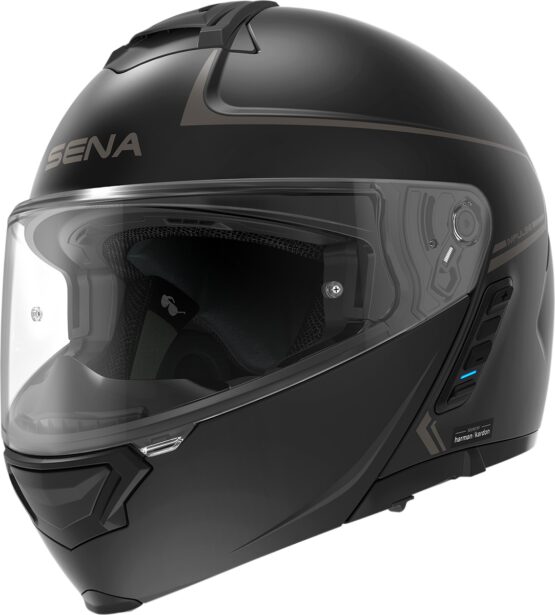 Impulse Motorcycle Smart Helmet w/ Mesh Intercom Matte Black Medium by Sena